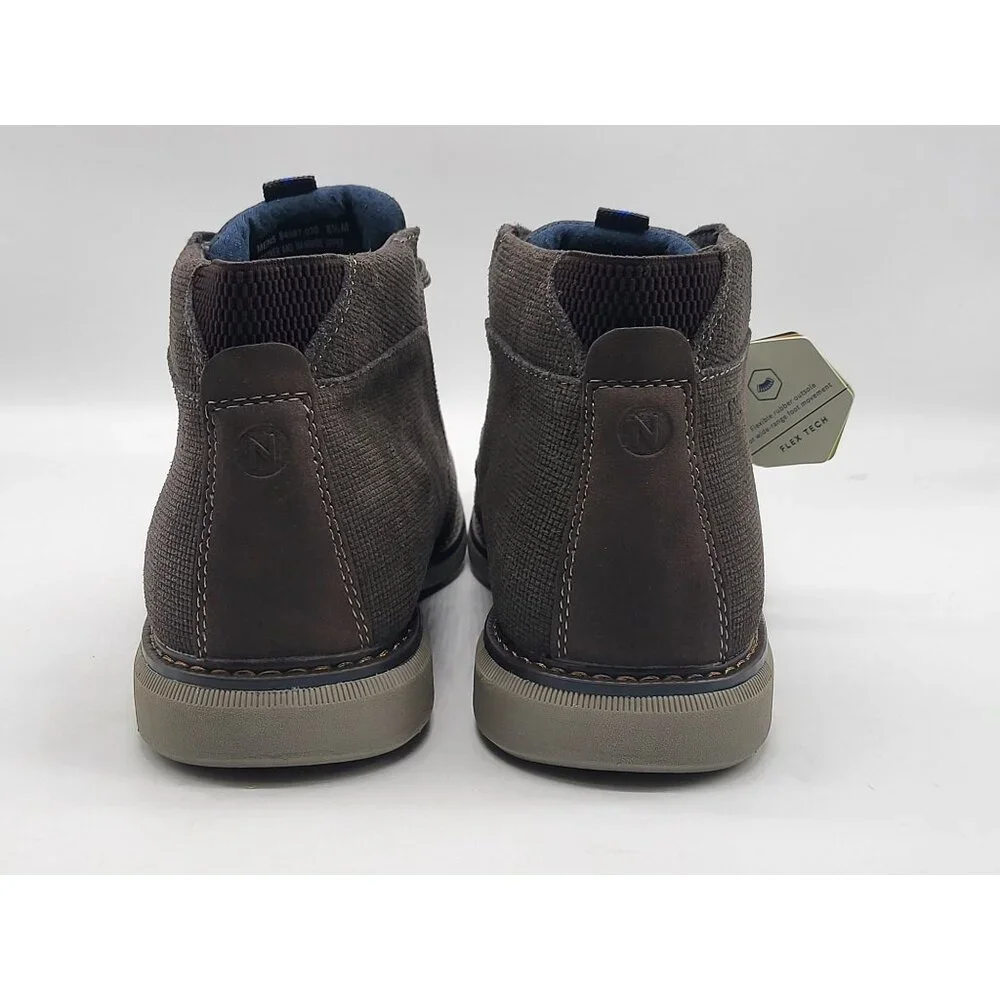 Nunn Bush‎ Otto Plain Toe Gray Chukka Boots 84987-020 Size 8.5M